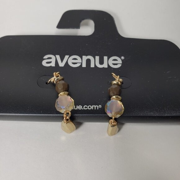 AVENUE Gold-tone Colorful Beads Tassel Necklace with Matching Earrings - 50+3.5" - Picture 4 of 11